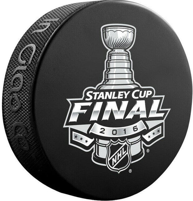 2016 Stanley Cup Final NHL Souvenir Hockey Puck Played by Pittsburgh Penguins vs. San Jose Sharks