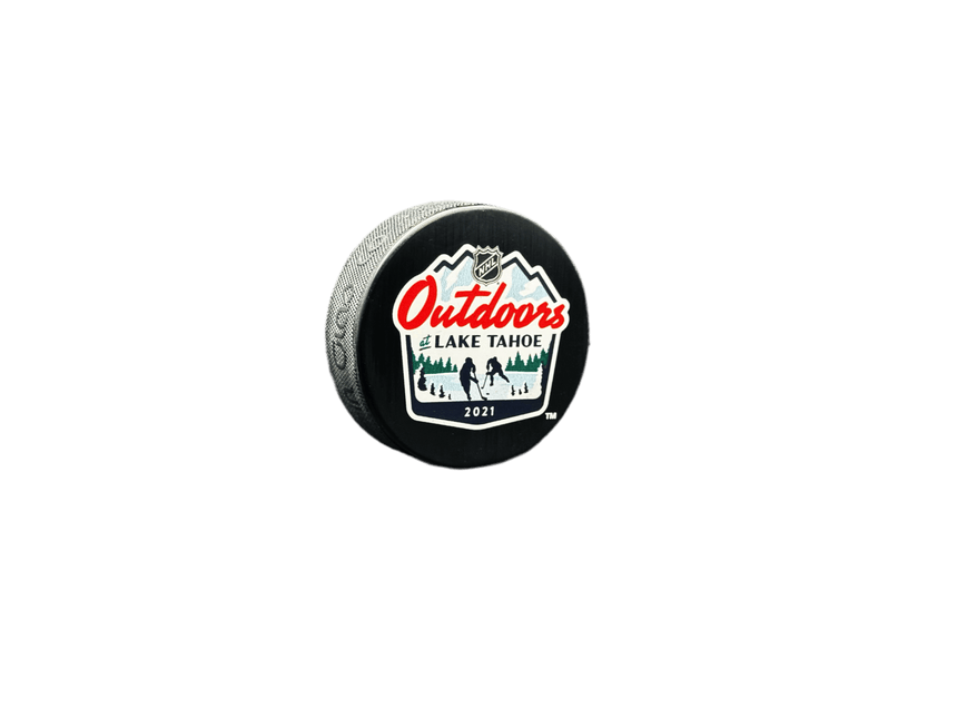 2021 Outdoors Lake Tahoe NHL Hockey Puck