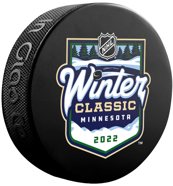 2022 Winter Classic Souvenir NHL Hockey Puck Hosted By Minnesota Wild