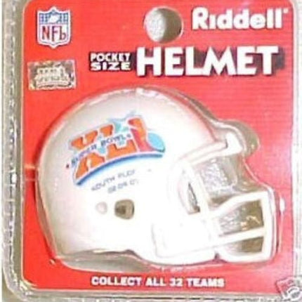 Super Bowl 41 XLI Riddell NFL Revolution Pocket Pro Helmet