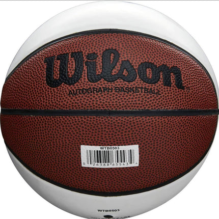 Wilson Autograph Mini Basketball White/Orange