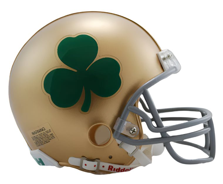 VSR4 Notre Dame Shamrock Riddell NCAA Mini Football Helmet