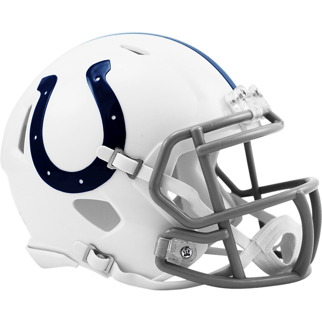 Indianapolis Colts 2004-2019 Throwback Riddell NFL Speed Mini Helmet