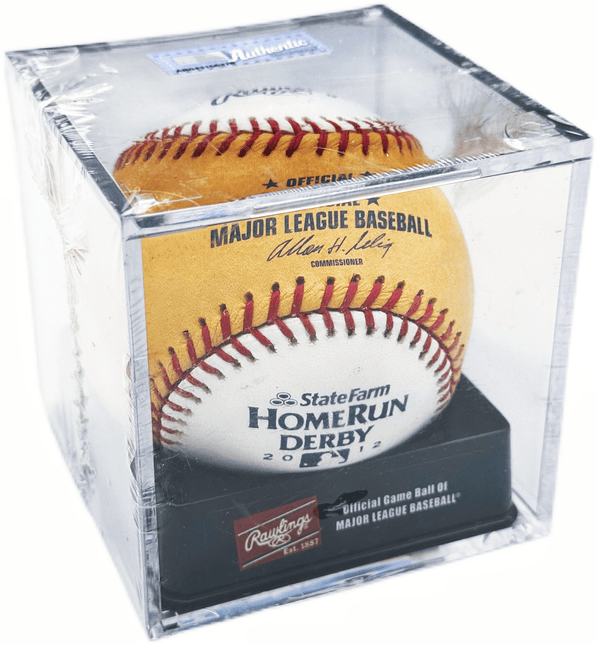 2012 Home Run Derby All-Star Rawlings Official MLB Leather Game Baseball Allen Selig - 1 Cubed