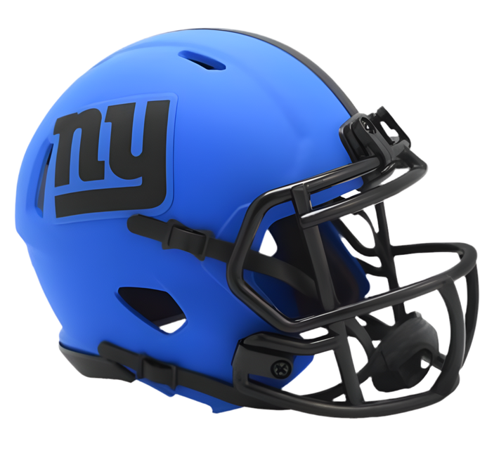 New York Giants Rave Riddell NFL Speed Mini Helmet