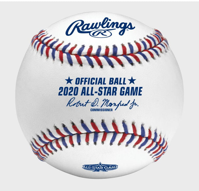 2020 All-Star Game Rawlings Official MLB Leather Game Baseball Robert Manfred - 1