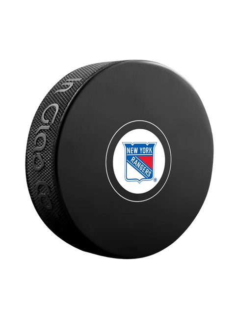 New York Rangers NHL Official Autograph Souvenir Hockey Puck