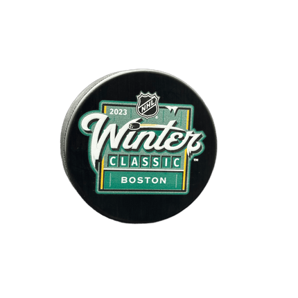 2023 NHL Winter Classic "Boston" Autograph Model Hockey Puck