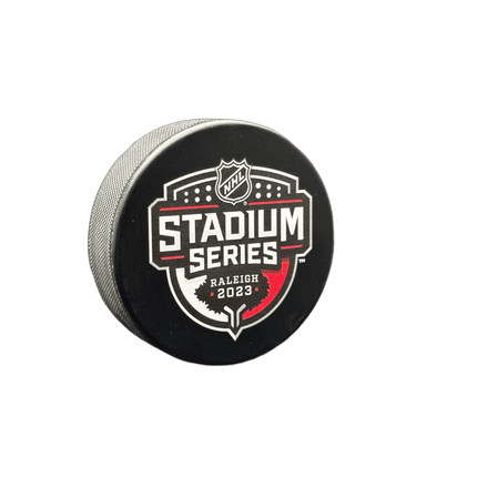 2023 NHL Stadium Series "Raleigh" Autograph Model Hockey Puck