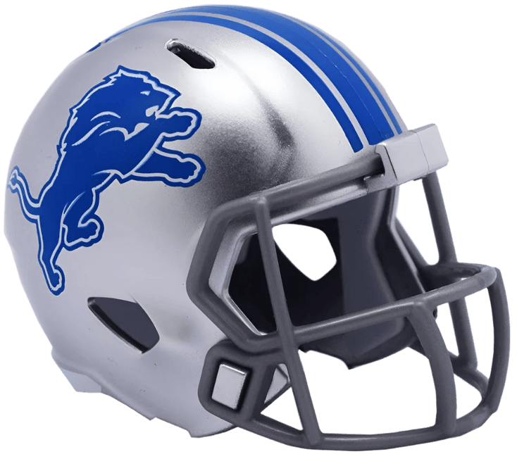 Detroit Lions Throwback Riddell NFL Revolution Pocket Pro Helmet