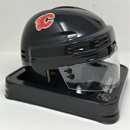 Calgary Flames SportStar NHL Hockey Player Mini Helmet - Black