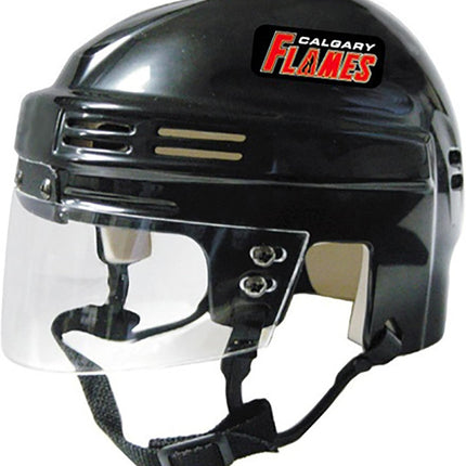 Calgary Flames SportStar NHL Hockey Player Mini Helmet - Black