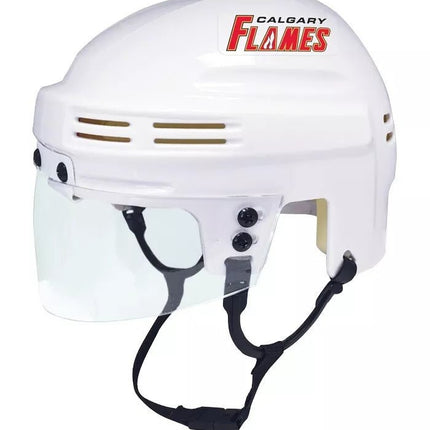 Calgary Flames SportStar NHL Hockey Player Mini Helmet - White