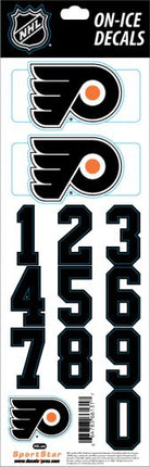 Philadelphia Flyers Sportstar NHL Hockey Helmet On-Ice Decals Kit - White