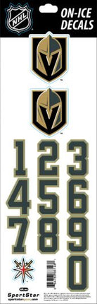 Las Vegas Golden Knights Sportstar NHL Hockey Helmet On-Ice Decals Kit - White