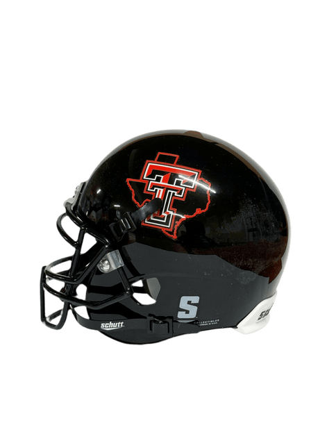 Texas Tech Red Raiders Pride Dual Logo Schutt NCAA College Football Authentic Mini Helmet