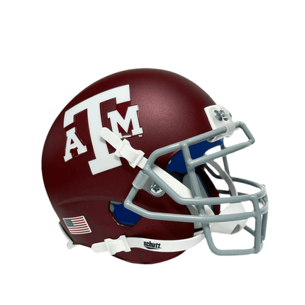 Texas A&M Aggies Matte Maroon Schutt NCAA College Football Authentic Mini Helmet