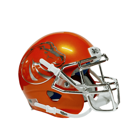 Boise State Broncos Orange Schutt NCAA College Football Authentic Mini Helmet