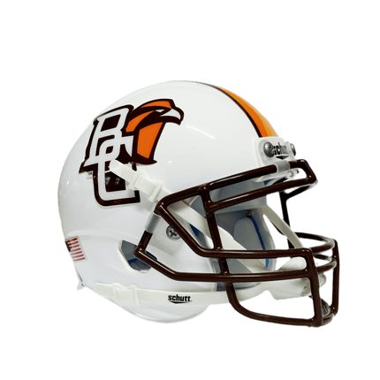 Bowling Green Falcons White Schutt NCAA College Football Authentic Mini Helmet