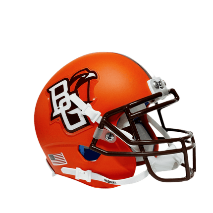 Bowling Green Falcons Orange Schutt NCAA College Football Authentic Mini Helmet