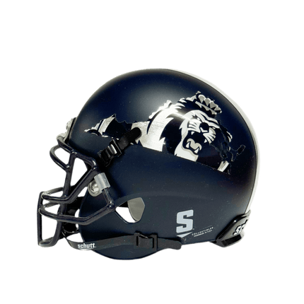 Old Dominion Monarchs #14 Matte Black Schutt NCAA College Football Authentic Team Mini Helmet