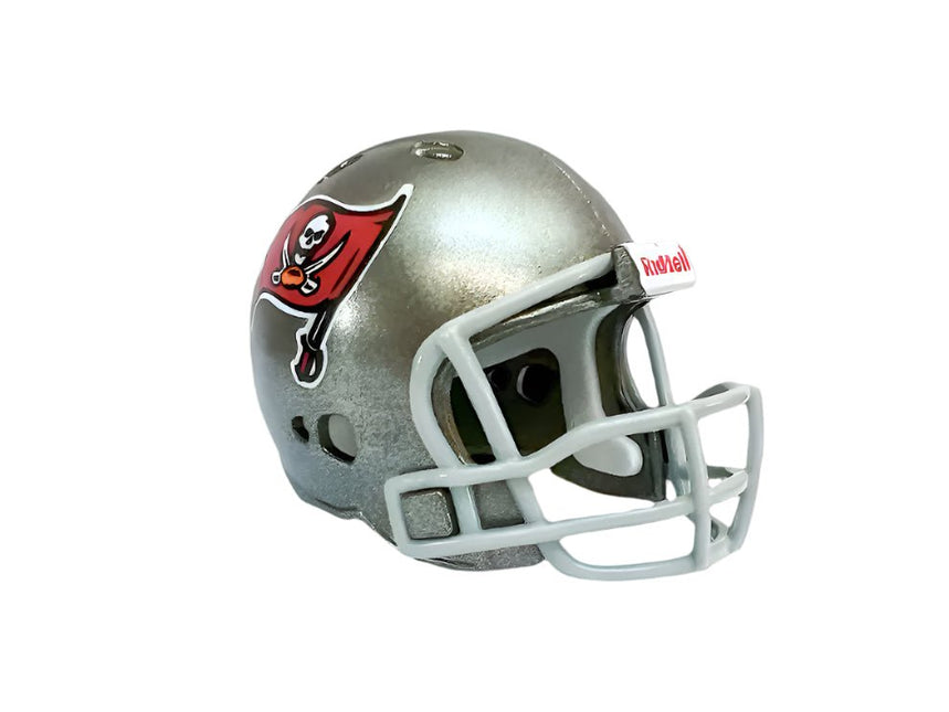 Tampa Bay Buccaneers Silver Mask Throwback Riddell NFL Revolution Pocket Pro Helmet