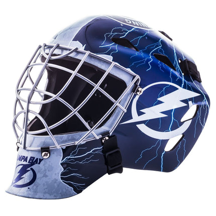 Tampa Bay Lightning Franklin GFM 1500 NHL Team Full Size Youth Goalie Mask