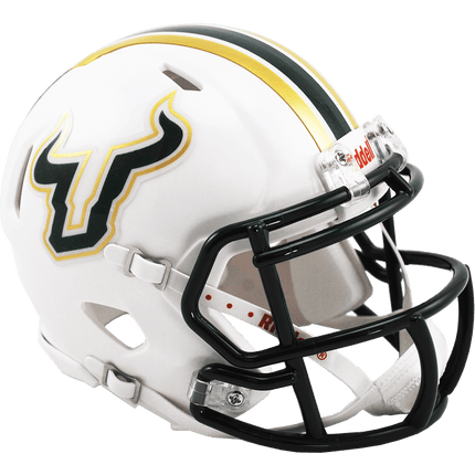 South Florida Bulls White Riddell NCAA Speed Mini Helmet