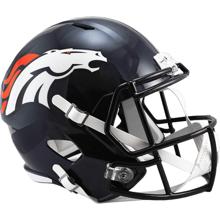 Denver Broncos 1997-2023 Throwback Riddell NFL Deluxe Replica Speed Full Size Helmet