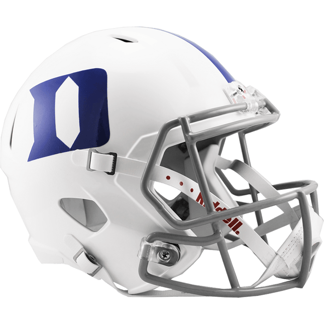 Duke Blue Devils White Riddell NCAA Deluxe Replica Speed Full Size Helmet