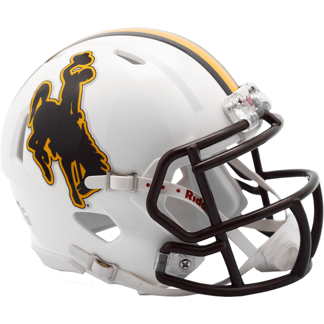 Wyoming Cowboys Riddell NCAA Speed Mini Helmet