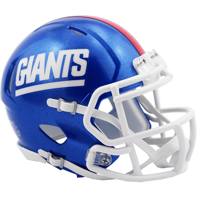 New York Giants Color Rush Riddell NFL Speed Mini Helmet