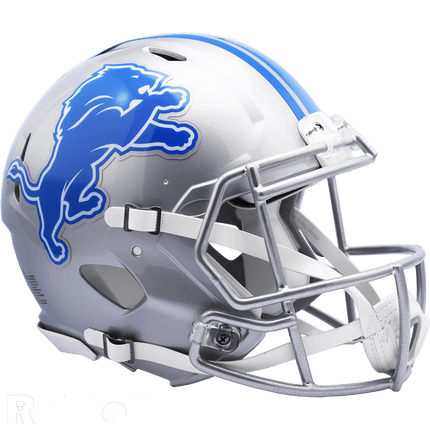 Detroit Lions 2017-2023 Throwback Riddell NFL Authentic Speed Full Size Helmet