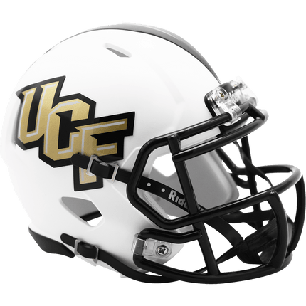 Central Florida Golden Knights Matte White Riddell NCAA Speed Mini Helmet