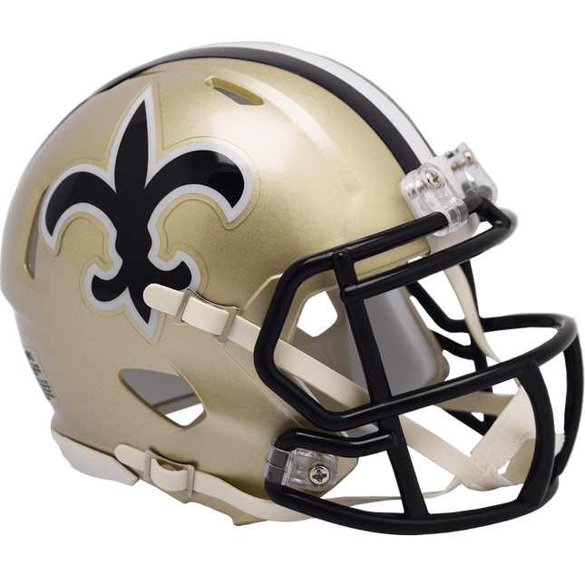 New Orleans Saints 1976-1999 Throwback Riddell NFL Speed Mini Helmet