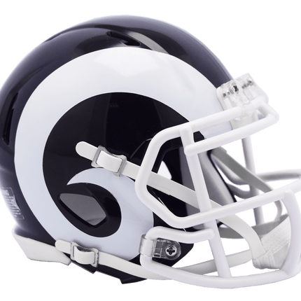 Los Angeles Rams 2017-2019 Throwback Riddell NFL Speed Mini Helmet