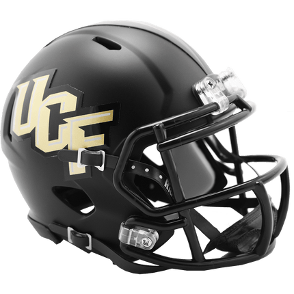 Central Florida Golden Knights Anthracite Riddell NCAA Speed Mini Helmet