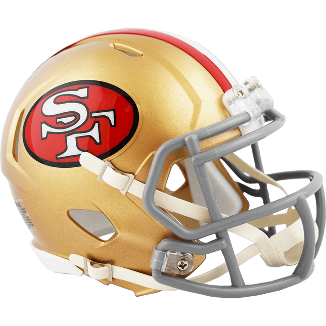 San Francisco 49ers 1964-1995 Throwback Riddell NFL Speed Mini Helmet