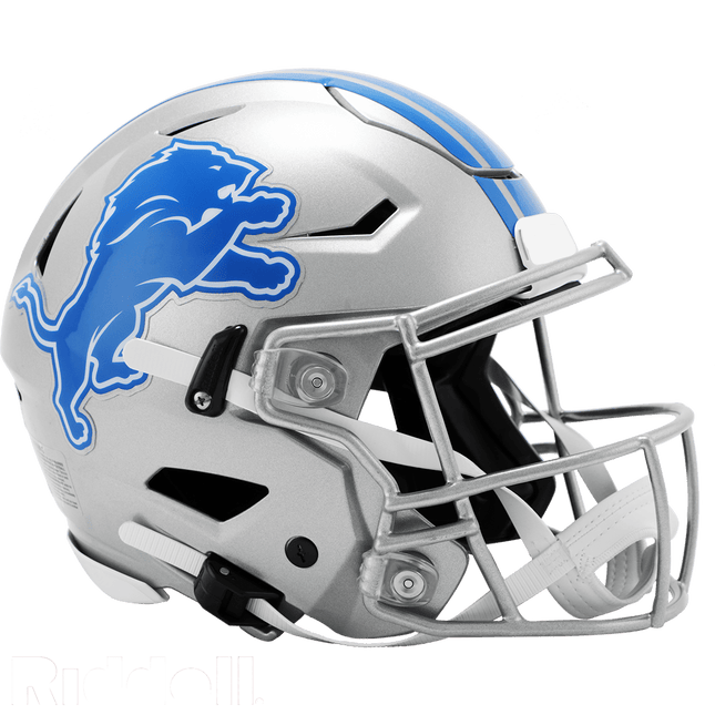 Detroit Lions 2017-2023 Throwback Riddell NFL Authentic Speedflex Full Size Helmet