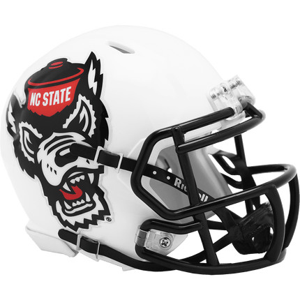 North Carolina State Wolfpack Stealth Wolf Riddell NCAA Speed Mini Helmet