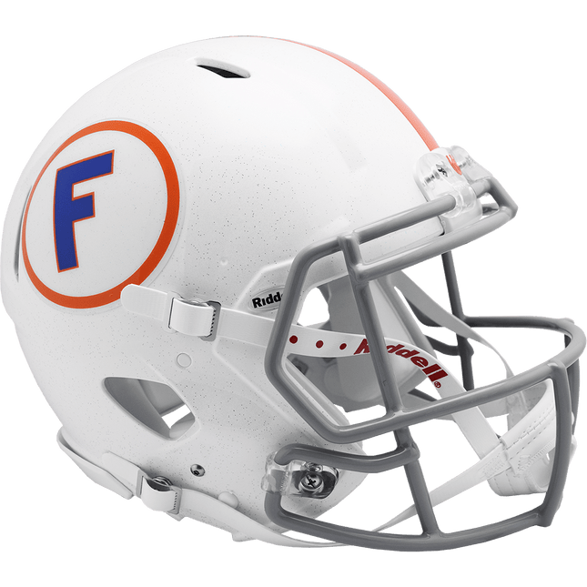 Florida Gators 2019 White Throwback Alternate Riddell NCAA Authentic Speed Full Size Helmet