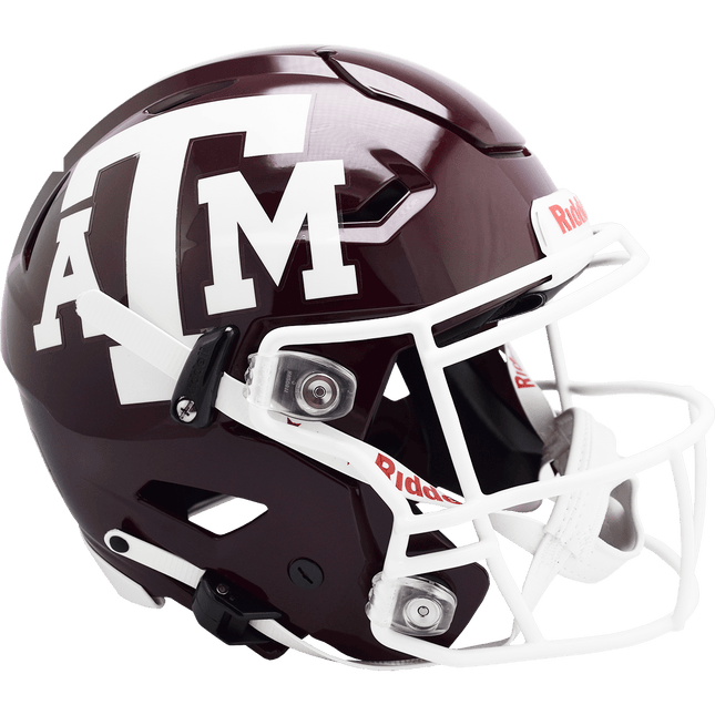 Texas A&M Maroon Riddell NCAA Authentic Speedflex Full Size Helmet