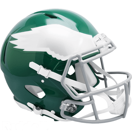 Philadelphia Eagles 1974-1995 Throwback Riddell NFL Authentic Speed Full Size Helmet