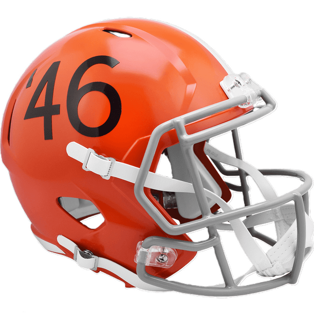 Cleveland Browns 1946 Throwback Riddell NFL Deluxe Replica Speed Full Size Helmet