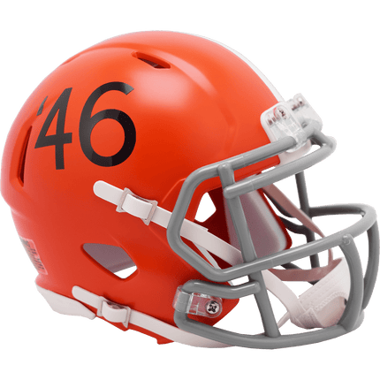 Cleveland Browns 1946 Throwback Riddell NFL Speed Mini Helmet