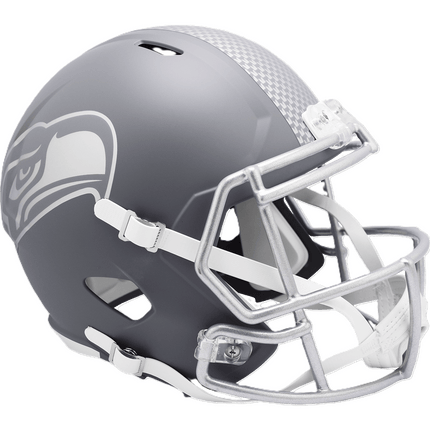 Seattle Seahawks Slate Riddell NFL Deluxe Replica Speed Full Size Helmet