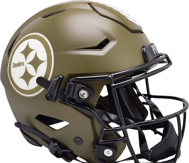 Pittsburgh Steelers 2022 Salute To Service Riddell NFL Authentic Speedflex Full Size Helmet