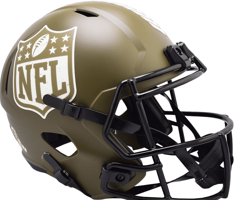 NFL Shield 2022 Salute To Service Riddell NFL Deluxe Replica Speed Full Size Helmet