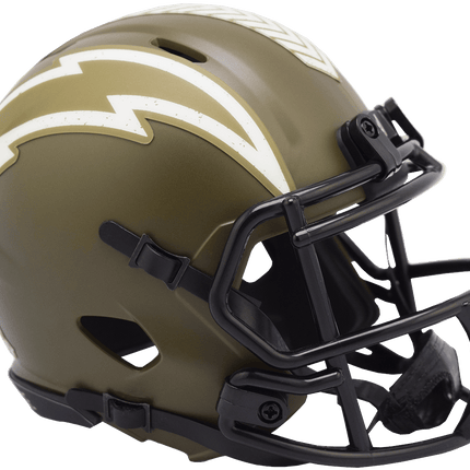 Los Angeles Chargers 2022 Salute To Service Riddell NFL Speed Mini Helmet