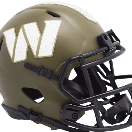 Washington Commanders 2022 Salute To Service Riddell NFL Speed Mini Helmet